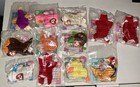 Ty Teenie Beanie Babies 1996 Complete Set Of 10   Extra Mcdonalds Sealed -new