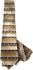 Da Ciro Boys Tie Hanky Set Light Brown Black Gold 3  Wide 54  100  Polyester