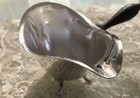 Vintage Silver Plate 1960 Victorian Revival Handled   Footed Sauce Dish