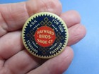 Vintage Pinback Button hayward Bros Shoe Co omaha advertising Pin Back shoes m2