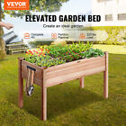 Vevor Wooden Raised Garden Bed Planter Box 47 2x22 8x30  Flower Vegetable Herb