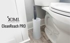Dmi      Cleanreach Pro       Toileting Wand With Holder   Easy Release Toilet Wipe Aid
