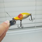 Heddon Fishing Lure Tiny Go Deeper Runt D-350-xry Dowagiac Rare Vintage 
