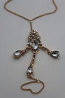 Women 1 Side - Foot Bracelet Metal Chain Gold Anklet Bling Silver Crystals Charm