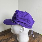 enjoy Cherry Coke  Drawstring Hat Purple 1990s Vintage - K Products 
