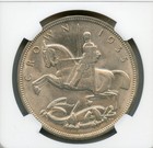 Great Britain Silver Crown 1935 Ms-63 Ngc George V Nice