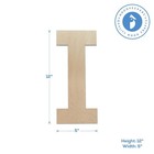Wooden Letter I Cutouts 12  Wooden Letters For Wall Decor Home Decor Crafts A   
