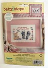 Janlynn Counted Cross Stitch Birth Announcement Kit 1136-06 Baby Footprints 7x5