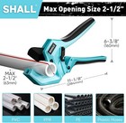 Shall Pvc Pipe Cutter 2-1 2    heavy-duty Aluminum Ratchet Pipe Cutter