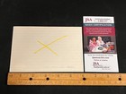Rocky Castellani Hand Signed Autographed 3x5  Index Card Jsa Coa Aa