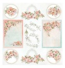 Scrapbooking Double Sided Paper 12 X 12   card Stock  Scrapandme Amidst The Roses