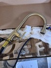 Kohler Conti Singlehandle Pull Down Sprayer Kitchen Faucet Brushed Moderne Brass