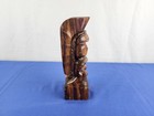 Vintage Carved Wooden Tiki Chief Statue Hawaii - Wood Type Unknown