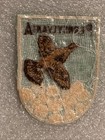 Vintage Travel Souvenir Patch Pennsylvania Ruffed Grouse Mountain Laurel Iron On