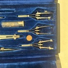 Vtg Keuffel   Esser K   E Anvil Engineers Drafting Tool Kit W velvet Lined Case
