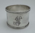 Heavy Large Antique Russian Imperial  84 Solid Silver Napkin Ring