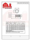 Inch Allen Socket Head Cap Screws Bolts Coarse 18-8 Stainless Steel Assortment