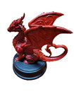Valentine Dragon Figurine     Heart Tail Red Pla 3d Hand Painted Fantasy Gift New