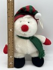 Vintage Applause Snowie Pull Musical Snowman Plush Plays Jingle Bell Rock Works
