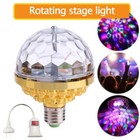 2   New Year Disco Party Colorful Rotating Magic Ball Lights W  Lamp Holder Usa