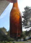 Antique 1890 s C  Berry   Co- 84 Leverett St  - Boston Amber Beer Bottle