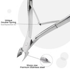 Cuticle Remover Trimmer Professional Nippers For Fingernails Toenails Silver74