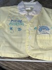 Mayfair Vintage Infants Up To 3 Mos Baby Boy Diaper Shirt Top Collared Aviator
