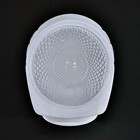 Vintage Mcm  Art Deco Milk Glass Wall Sconce ceiling Light Fixture