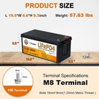 12v 300ah Lifepo4 Battery Pack Lithium With 200a Bms For Solar Panels Marine Rv