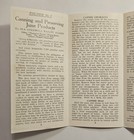 Canning And Preserving June Products Ida Cogswell Bailey Allen 1917 Pamphlet