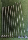 Vintage Mens Spalding Golf Right Hand Iron Set 3-9  Pw  1 3   5 Wood Steel Shaft