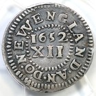 1652 Noe-16 R-2 Pcgs Xf 40 Pine Tree Shilling Colonial Silver