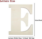 Big Unfinished Wooden Letters For Wall Decor 12 Inch Large Wooden Alphabet Blank