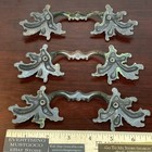 3 Vintage Drawer Pull French Provincial 3-1 2  Centers 6-1 8  Wide Keeler K8949