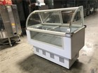 New Freezer Case Ice Cream Showcase For Ice Pops Popsicle 53  X 28  X 50 