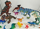 Plastic Dinosaur Toy Lot Of 30  Varies Sizes T-rex Brontosaurus Jurassic World