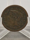 1845 Braided Hair Cent   Us Mint Large 1c   Coronet Copper Penny          Free Ship
