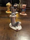 Vintage Arby   s Looney Tunes Complete Set Of 7 Figures 1987 Excellent Condition