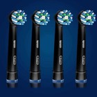 Oral-b Crossaction Electric Toothbrush Replacement Brush Head  Black  4 Count