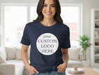Custom Logo Tshirt  Custom Text Tshirt  Personalized T-shirt  Customizable Unise