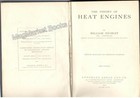 Vintage Book   the Theory Of Heat Engines    William Inchley    1920    Free Uk P p
