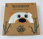 100  Organic Bamboo Hooded Thick Baby Towel Cute Bear Ultra Soft Hypoallergenic