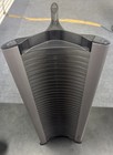 Atlantic 36 Cd Rack Tower Grey Futuristic Modern Storage Design