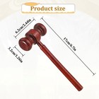 Wooden Courtroom Gavel Brown Handmade Wooden Gavel Auction Gavels Desk Access   