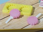 Sun Squad Treat Molds Sun 2pk Popsicle Sticks Bpa Free Freezer Dishwasher Safe