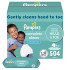 Pampers Baby Wipes  Complete Clean Baby Fresh Scented Wipe  Gently Cleans Head T