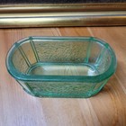 Vintage Tiffin Green Depression Glass Bulb Box Planter  8130