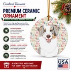 Caroline s Treasures Australian Shepherd Red Merle Tricolor Christmas Ornament