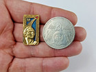 Soviet Space Set  Badge 20 Years First Human Space Flight Coin Yuri Gagarin Ussr