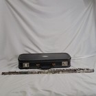 Martineaux Flute With Black Case Red Lining Not Tested